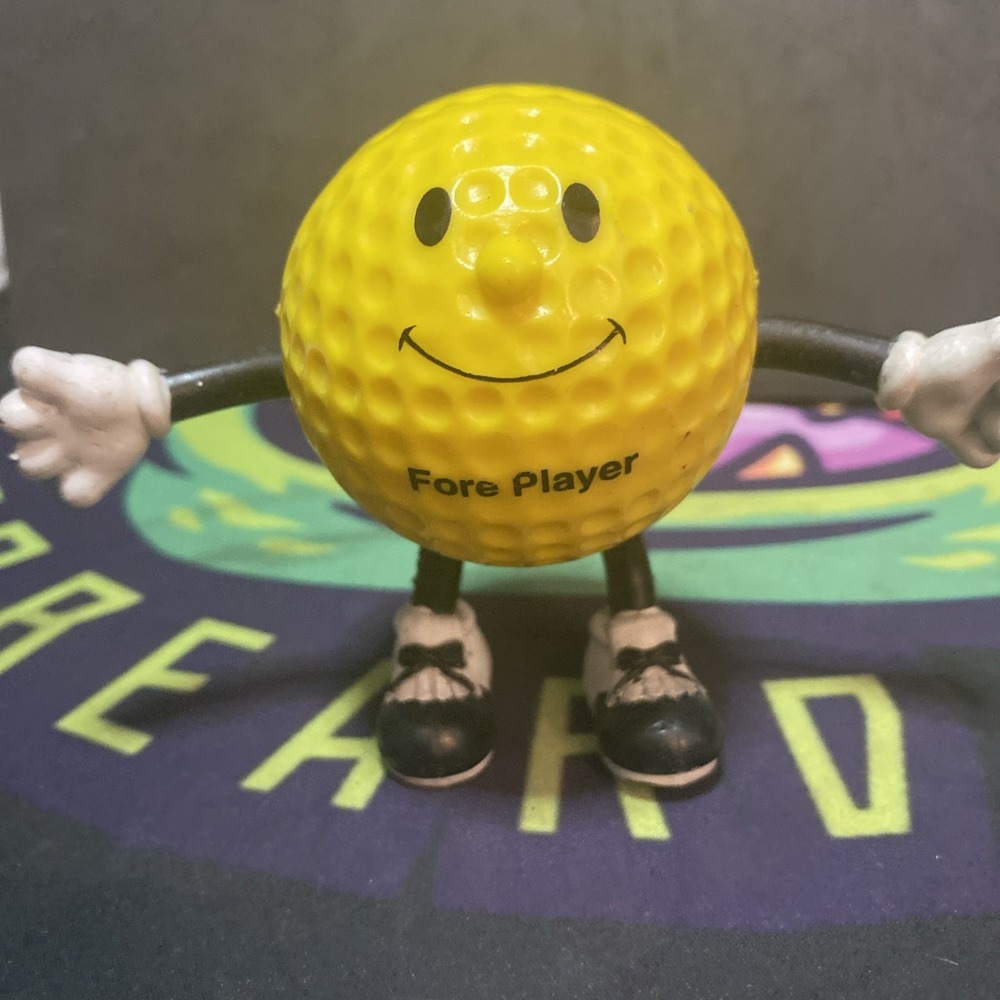 Funny Golfer Gifts Golf Ball Figure Bendable Arms Legs Papel Fore Player